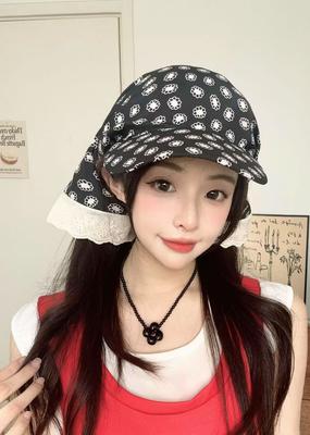 2025 Grid Style Plaid Strap Headscarf Hats for Women Sunmmer Seadise Beach Vacation Sun Protection Fashion Versatile Sun Hat