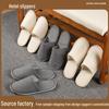 Four Seasons Style Non-Slip Large Hotel B&B Disposable Slippers with Logo