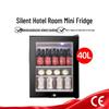 Frigider Mini Hotel de 40L cu Ușă de Sticlă și Congelator