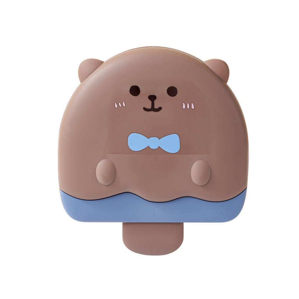 

Поднос для сервировки с делениями в форме мороженого, милые контейнеры для хранения закусок, овощной поднос коричневый