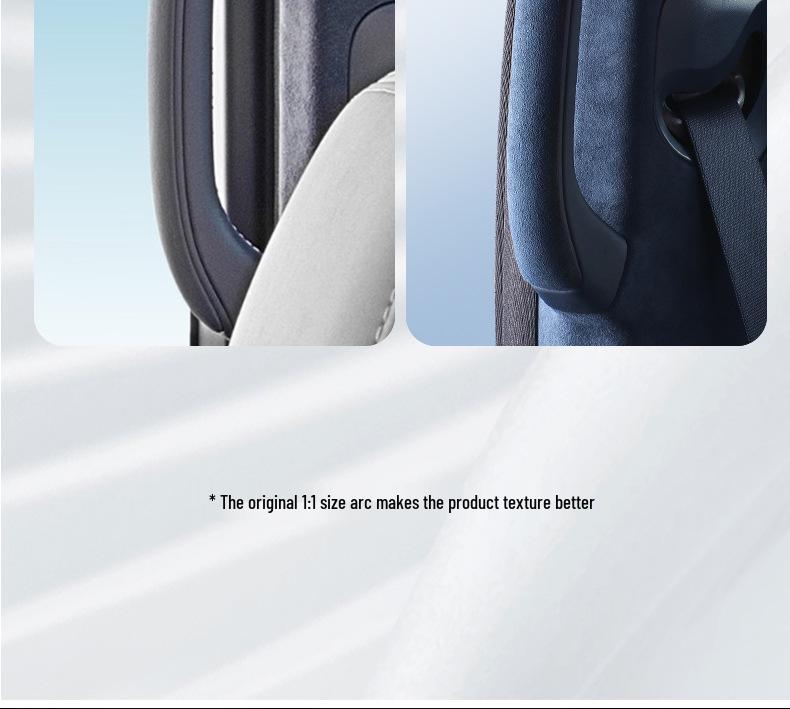 Zeekr 009 Alcantara Suede Rear Armrest Anti-Scratch Sticker