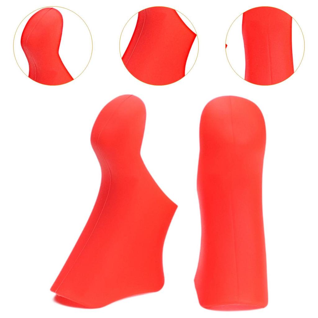 2 Pieces Bike Shifter Lever Covers Anti Slip Handle Sleeves Hand Shifter Covers Hoods Brake Handle Cover for ST 2300/3400