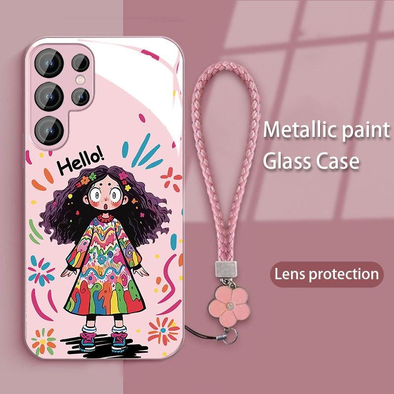 Graffiti Girls Applicable Samsung S24PLUS Mobile Case S23 Girls S22 Skin Friendly A55 Sense A54 All Inclusive A14