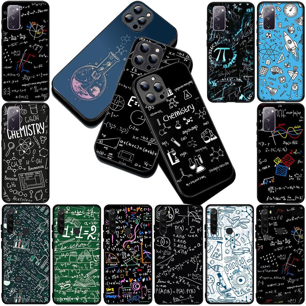 Handyhülle für Samsung Galaxy S22 S21 S20 FE Ultra Plus A07 A17 A15 A16 A25 A57 A37 Weiche Hülle Chemische Mathe Gleichung Formel