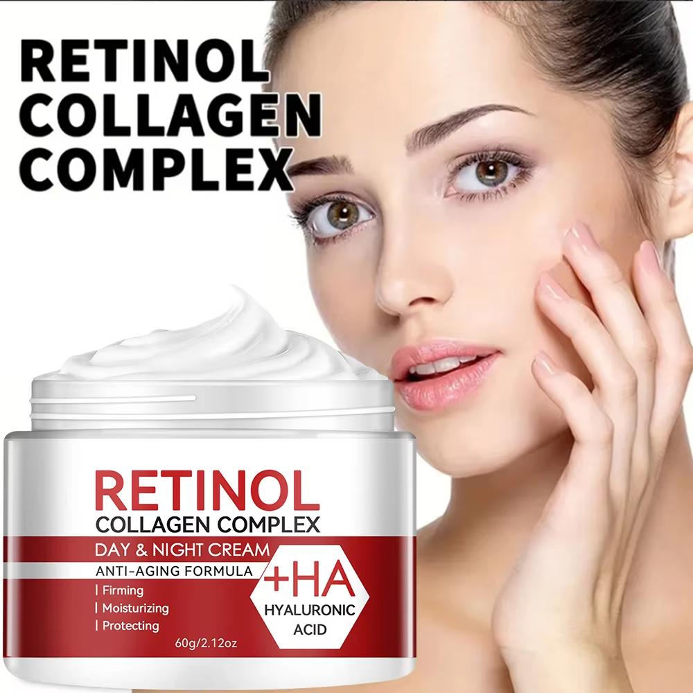 Retinol Collagen Facial Care Moisturizing Cream Deep Hydration Suitable for Dry Aging Face Cream Moisturizing Skin Repair
