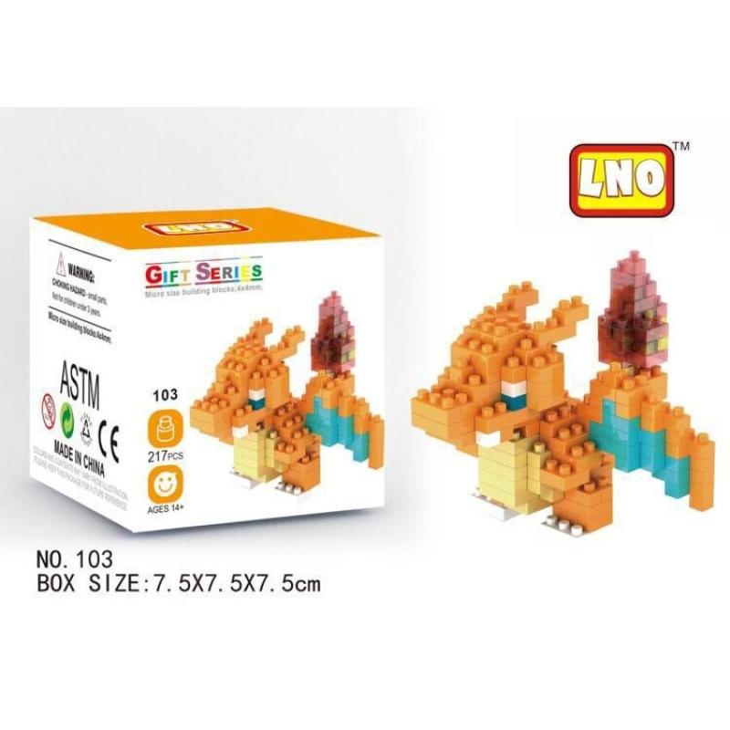 Pokemon Pikachu Series Diy Diamond Building Block Lego Toy Birthday Present