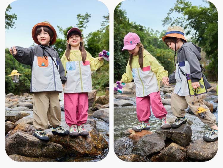 Dudu Family Kids' Water Repellent Cargo Pants - Spring Collection for Boys and Girls