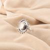 Rose Quartz Gemstone Jewelry, Handmade Silver Ring, 925 Sterling Silver Spiritual Ring, Boho Jewelry Gift For Grandma