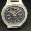 GENUINE VINTAGE SEIKO 5 AUTOMATIC 7019A JAPAN MENS BLACK DIAL WATCH A702473-5 R124-a702473