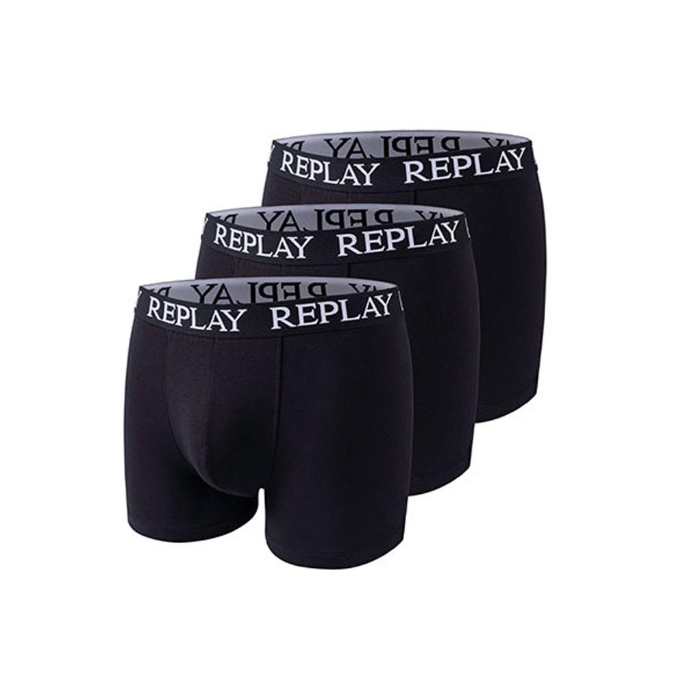 Replay Herren Logo Boxershorts (3er-Pack)