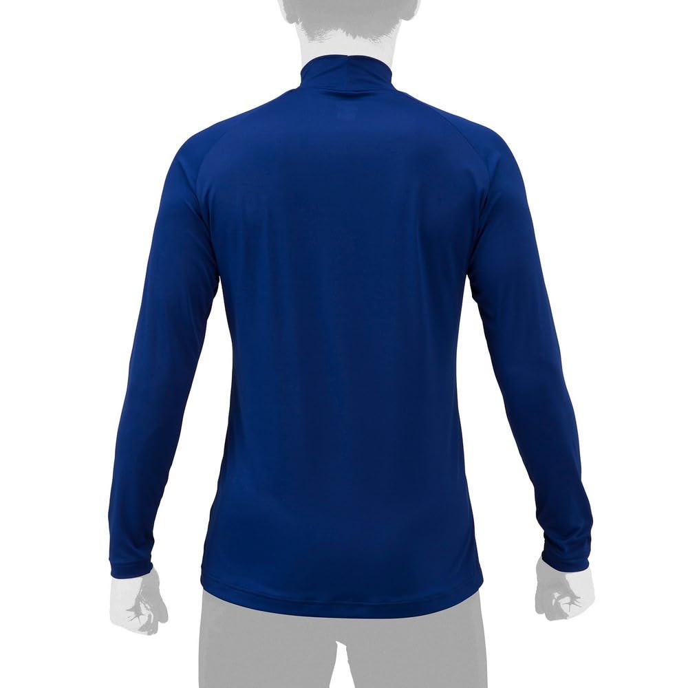 MIZUNO High Neck Long Sleeve Pastel Size L Undershirt, Navy,