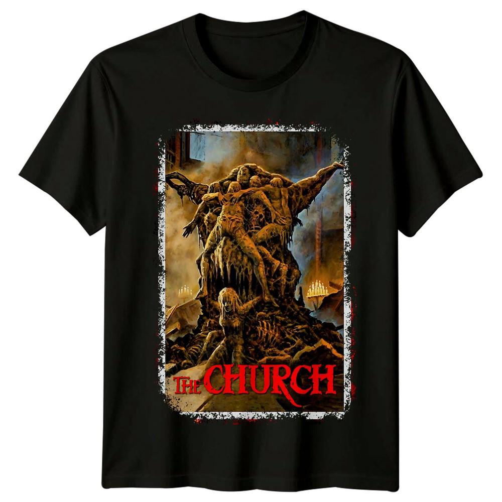 

Церковь (1989) Футболка в стиле кинопостера, ретро 80-х, унисекс 4XL
