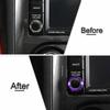 GPS Navigation Switch Knob Cover for Dodge Challenger Aluminium Alloy Purple
