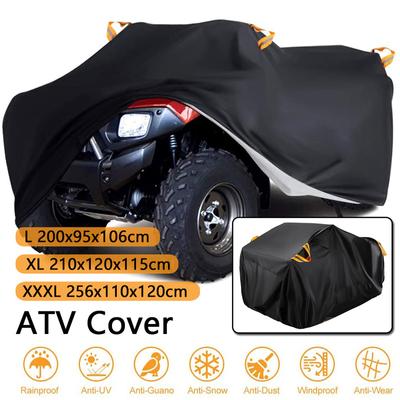 Waterproof ATV Cover 210D Heavy Duty Tear-Resistant Oxford Cloth Fit for Most Brand Quad Bike ATV