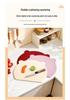 ®Bear Style Antibacterial Silicone TPU Double-sided Cutting Board, Anti-mold & High Temperature Resistant, for Meat, Vegetables, and Fruits.