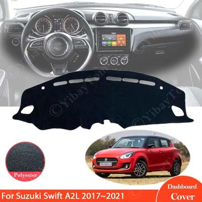 Dla Suzuki Swift A2L 2017 ~ 2018 Pokrowiec na deskę rozdzielczą Mata na deskę rozdzielczą Dywanik Dashmatfor Podkładka Osłona przeciwsłoneczna Poduszka Peleryna Akcesoria samochodowe