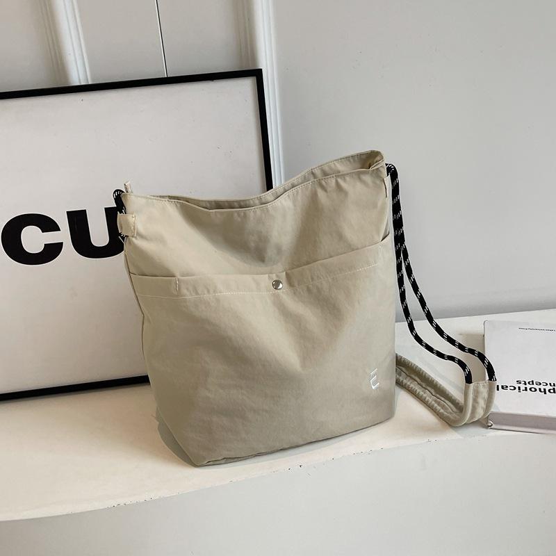 Холщовая сумка Женская сумка через плечо большой вместимости Сумка для покупок — фото 12