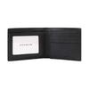 COACH 3 IN 1 Wallet Leather Wallet Men's Black & Brown 3007-QBR64