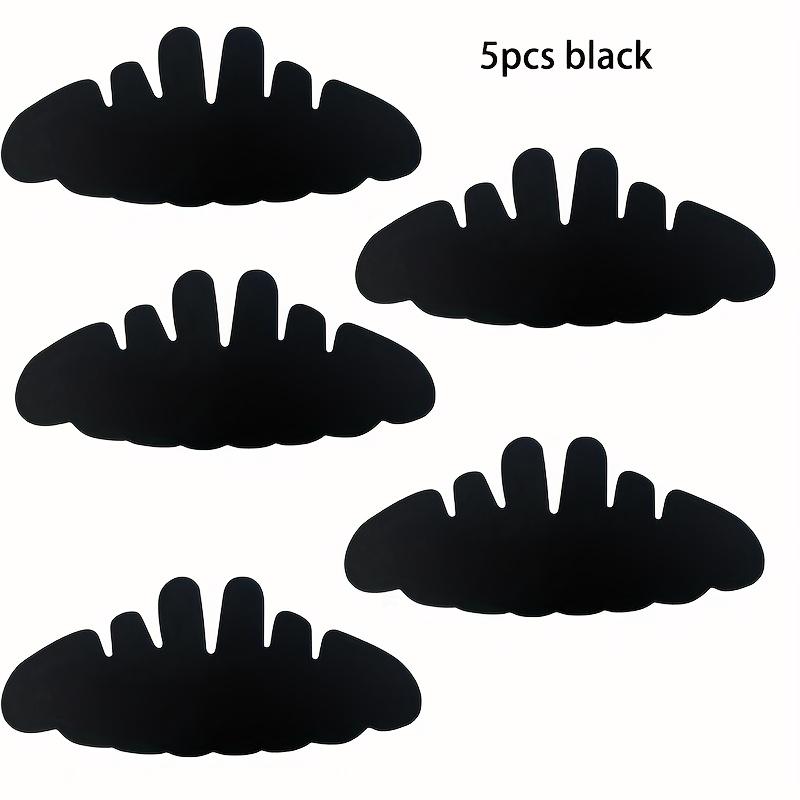 

[Впитывающие накладки] Подкладка от пота для бейсболки | 5 шт. впитывающих накладок | для спортивной кепки, широкополой шляпы, наружной каски, налобная повязка от пота 5pcs чёрный