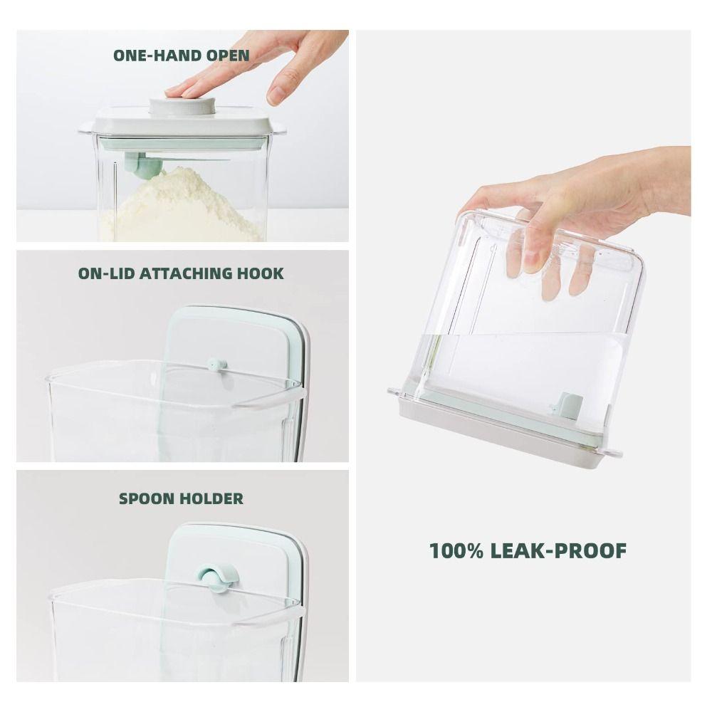 Moisture-proof Food Storage Container Pop Top Milk Powder Container Formula Dispenser  Daily Use