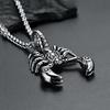 Unique Vintage Scorpion Pendant For Men Gothic  316L Stainless Steel Animal Necklace Biker Amulet Jewelry Dropshipping