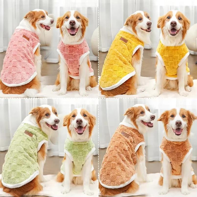 Pet Accessories Winter Dog Clothes For Dogs S-6xl Warm Dogs Coat Schnauzer Pug Clothing Sweatshirts Casual Dog Cat Clothing