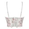Sommer Atmungsaktiv Netz Stickerei Sexy Durchsichtig Damen S Bustier Korsett Top