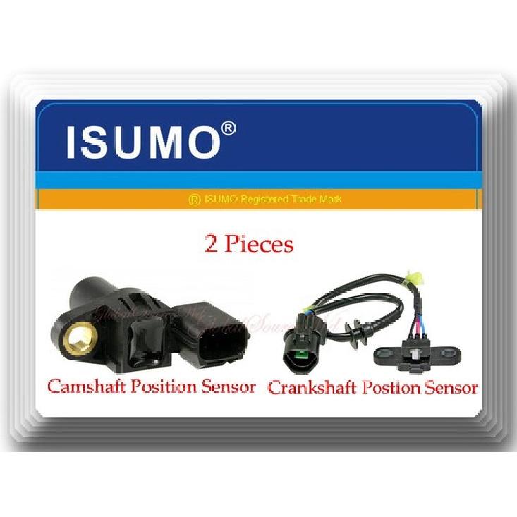 2 Pcs Camshaft & Crankshaft Position Sensor Fits:Mitsubishi Mirage 97-02 L4 1.5L