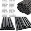 8 unidades/lote Nuevo Tubo de Fibra de Carbono 3K 2mm/3mm/4mm/5mm/6MM/7MM/8MM/10MM para Cuadricóptero Multicóptero (500 mm)