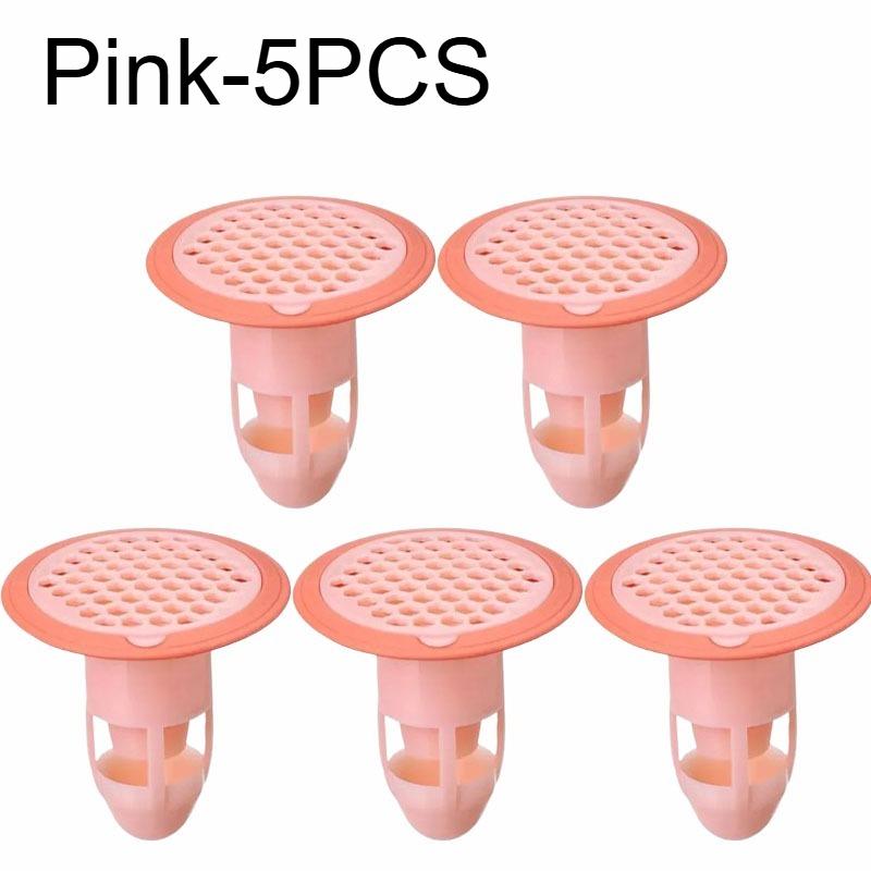 1-10PCSBath Shower Floor Drain StrainerCover Plug Trap Silicone Anti-odor Sink Bathroom Water Filter Insect Prevention Deodorant