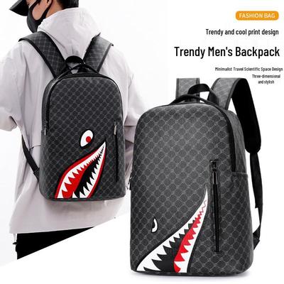 Herren Casual Hai Rucksack: Schulranzen mit großer Kapazität, hochwertig für Reisen