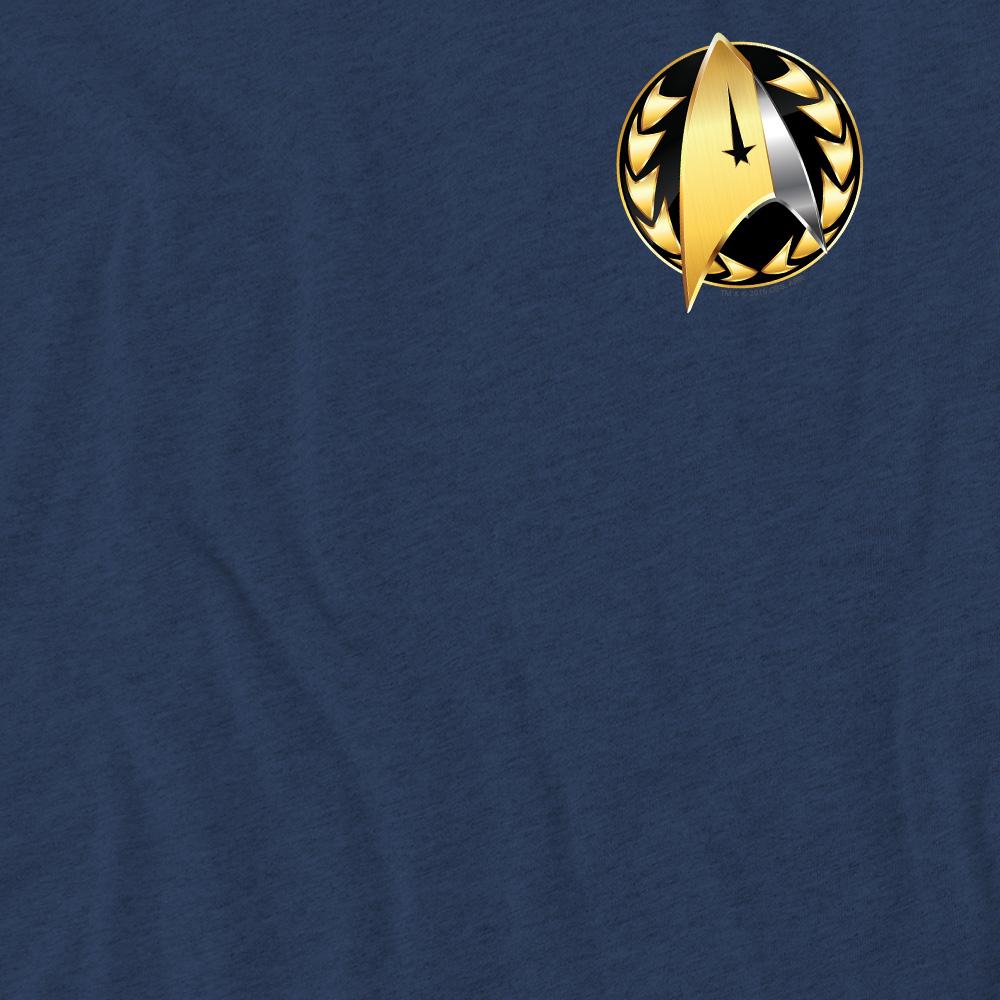 Star Trek: Discovery Unisex Adult Admiral Badge T-Shirt