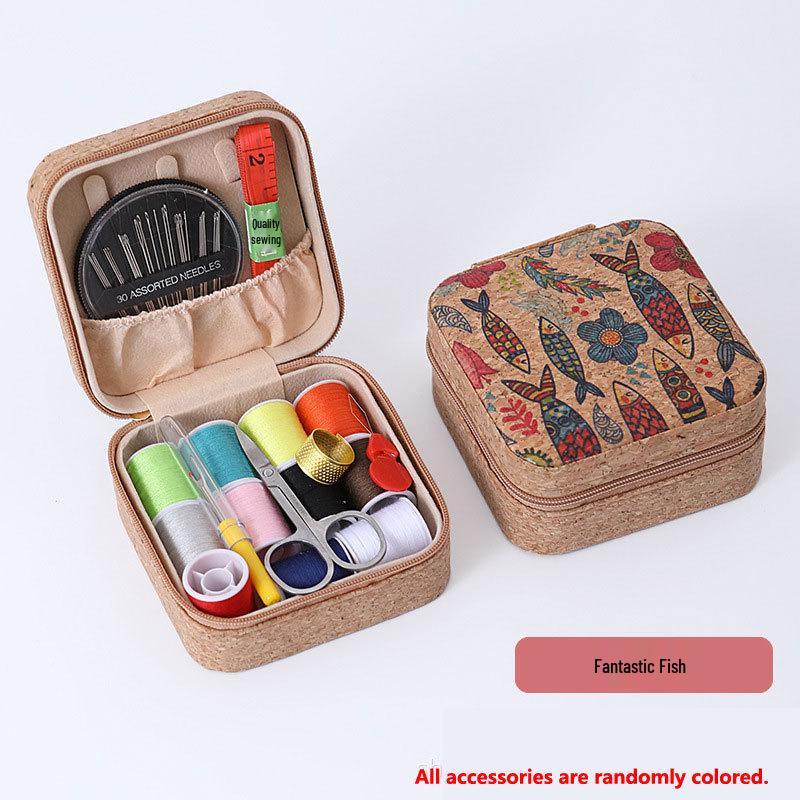 Portable Needle and Thread Kit - Home DIY Sewing Tool Set, Household Sewing Box