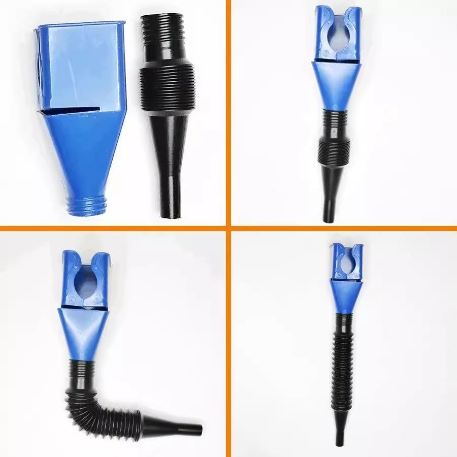 Portable Folding Telescopic Hose Gasoline Funnel for Motorcycle Filling