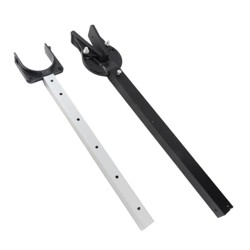 23 to 35 Inch Adjustable Transom Protector Outboard Transom Saver with Composite Head for 100 Horsepower Motor Black