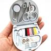 1 Set Buttons Pins Storage Boxes Sewing Box Household Portable Travel Mini Sewing Kit Scissor Needle Threads Box Set