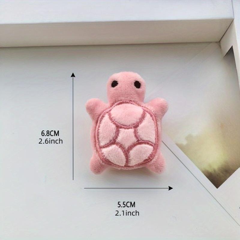 3/6pcs Mini Cute Turtle Plush Toys, Soft Fabric, Interactive Boredom & Exercise Game, Small Breed Pet Supplies, Pet Toys