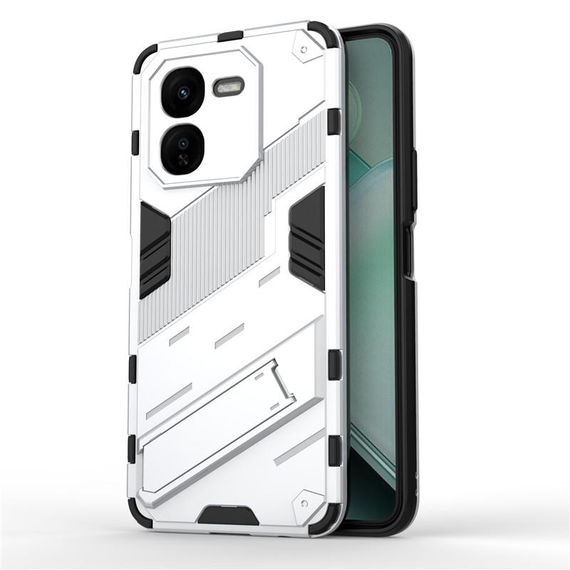 

For ViVo iQOO Z9x Case ViVo iQOO Z9x 5G Cover Punk Style Armor Bumper Shield Protective Back Phone Cases On ViVo iQOO Z9x Funda For iQOO Z9x белый