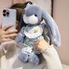 35cm Kawaii Floral Rabbit PlushToys Easter Day Toys Dolls Cartoon Bunny Stuffed Dolls Sleeping Companion Dolls