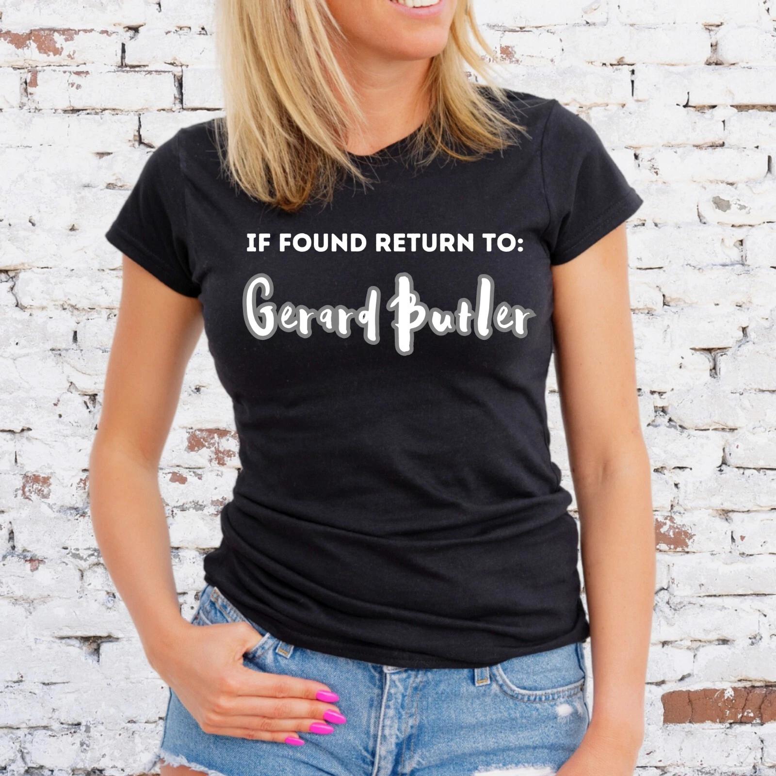 IF FOUND RETURN TO GERARD BUTLER T-Shirt, 300, Unisex or Ladies Fit, S
