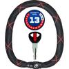ABUS Fahrradkettenschloss 1642000021 (Ivy Steel-O-Chain 9210) Schwarz, 10mm/140cm,