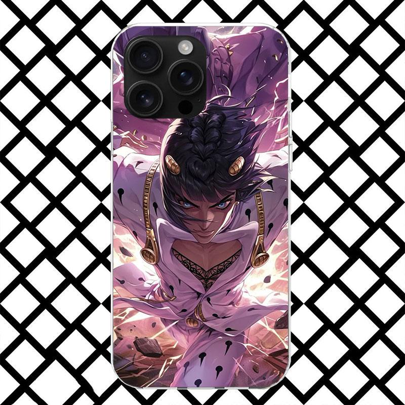 

JoJo Adventure Bruno Buccellati Phone Case for iPhone 17 Air 16 16E 15 14 Plus 13 Mini 12 11 Pro Max 7 8 + SE 2020 Soft Cover Fu iPhone 15 Pro Max