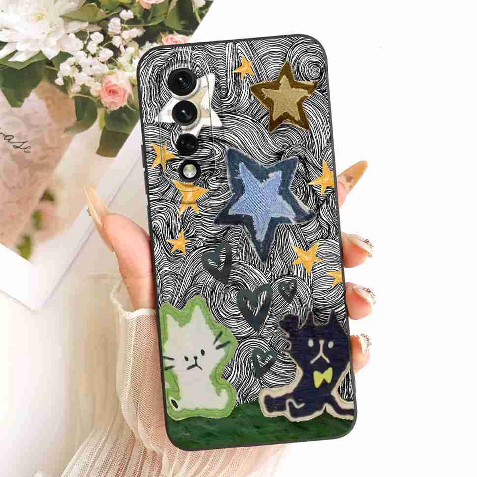 

For Honor 80 Pro 5G ANP-AN00 6.78 Case Fashion Colorful Prints Silicone Soft Cover For Honor 80Pro 80 PRO 5G 6.78 Bumper Shell Honor 80 Pro 5G