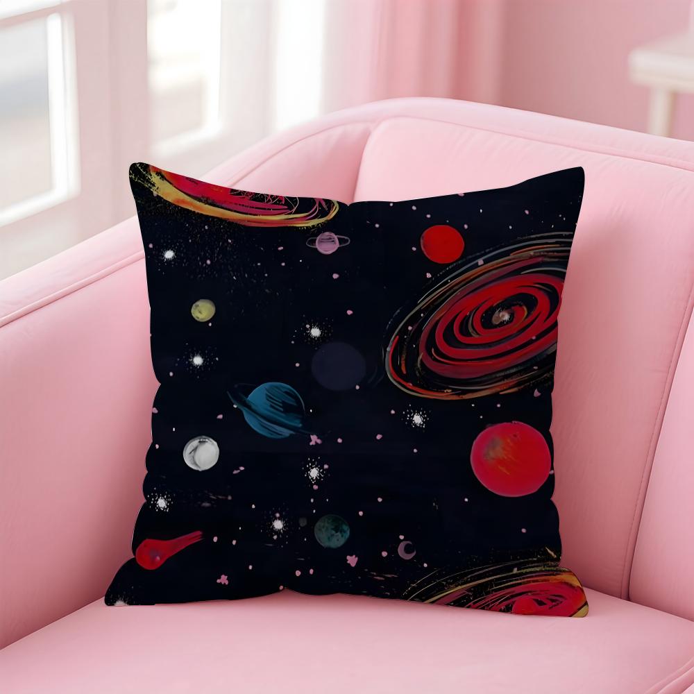 Uuniverse Cushion Cover Linen Pillowcase Cover Soft Decor for Sofa Home Room