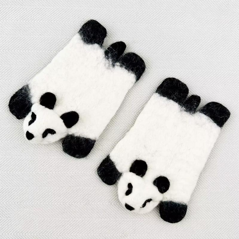 1 ks Vlněná plsť Měkké Stolní dekorace Ručně vyráběné Kreslené zvířátko Opakovaně použitelná Podložka pod šálek Tepelná izolace Lehká