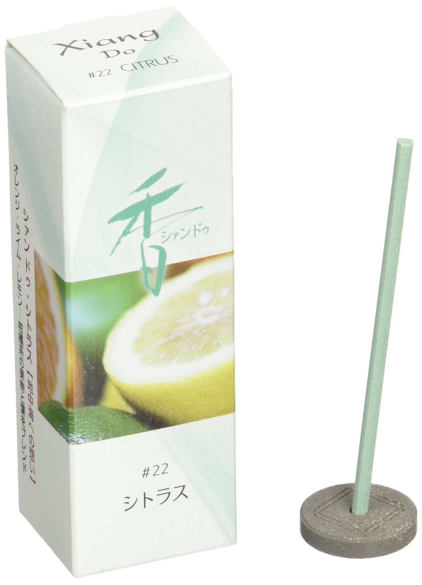 

Shoeido Incense Xiang Do Citrus ST20 pieces with simple incense holder #214222