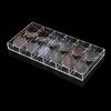 Smooth Edge Design Clear Sunglass Holder Reusable Glasses Storage Case  Desktop