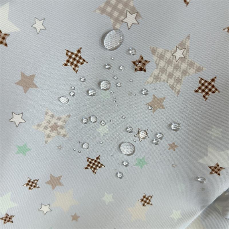 Star Print Large Capacity Backpack Grade 3-6 Student Schoolbag