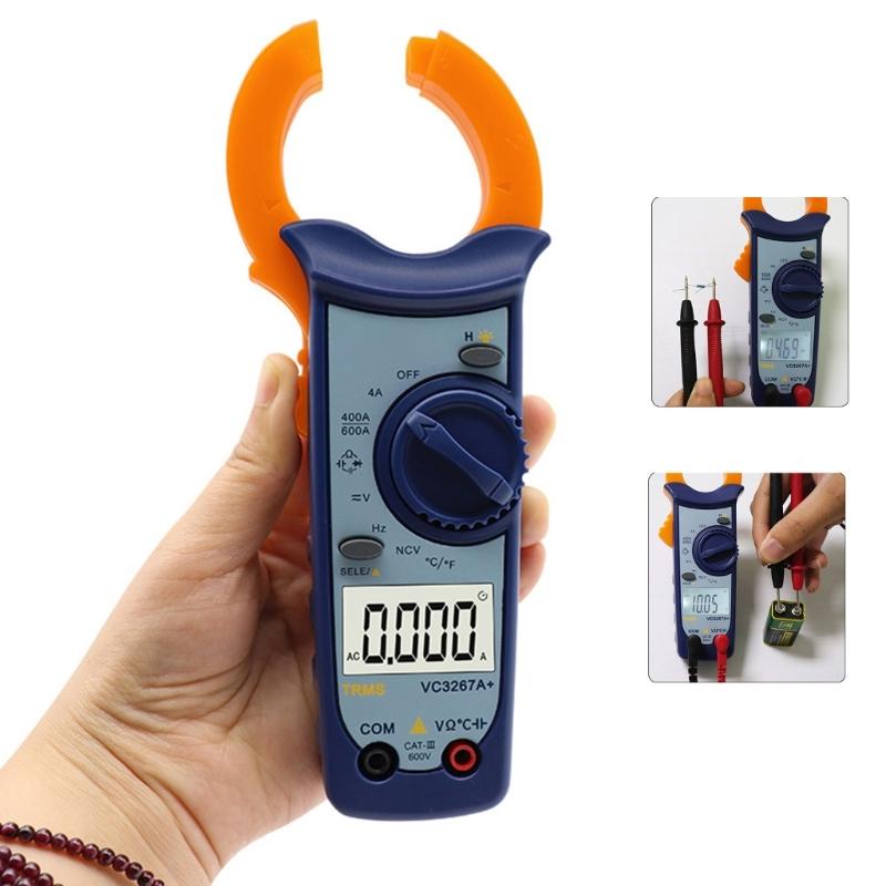 Professional Digital Clamp Multimeter Featuring Voltages Current Resistance Testing And Auto Ranges Function