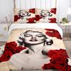 Marilyn Monroe Duvet Cover Soft Bedding Set with Pillowcases for Teens Single Double Queen King Size